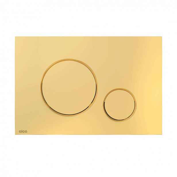 Alca Thin - Ovládání splachování, zlatá M675