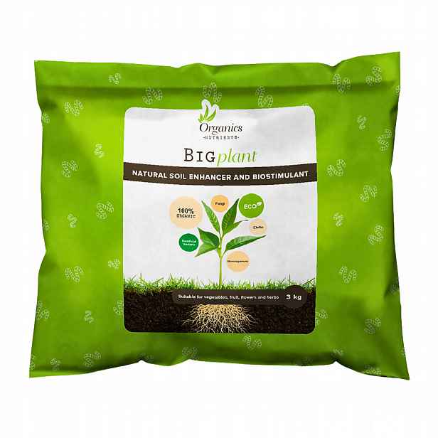 Big Plant 3kg – organické hnojivo a univerzální biostimulátor