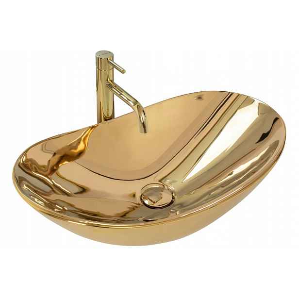 Umyvadlo na desku Royal Gold (REA-U4545) /po/