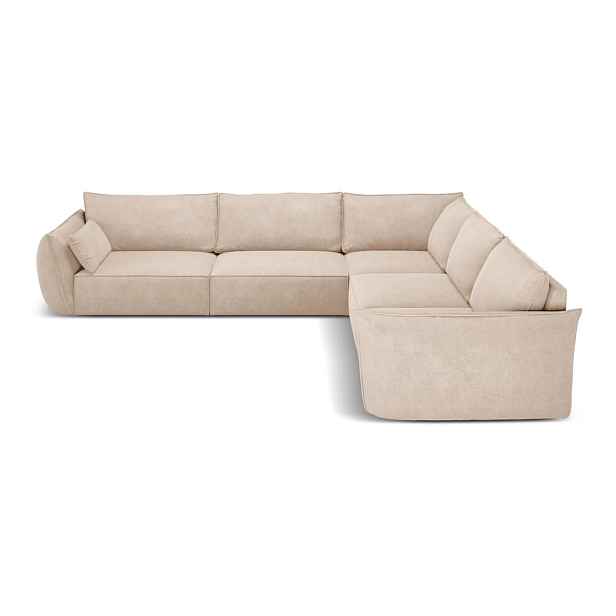 Béžová rohová pohovka (variabilní) Vanda – Mazzini Sofas