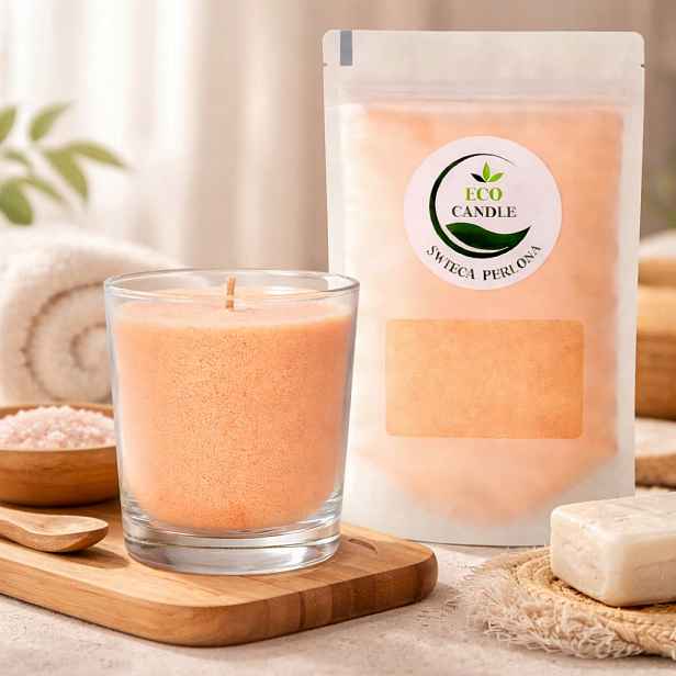 EcoCandle Vosk Perlový Pomeranč 5 kg