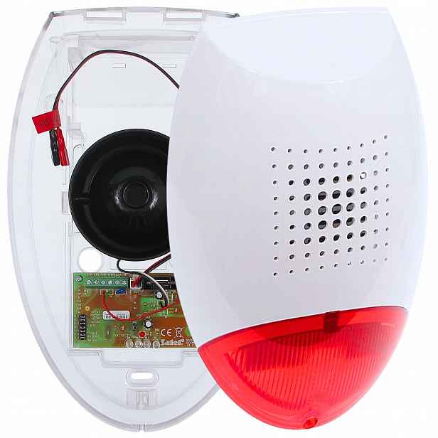 Venkovní signalizátor Satel SD-3001 R s opticko-akustickou Led diodou 120 dB