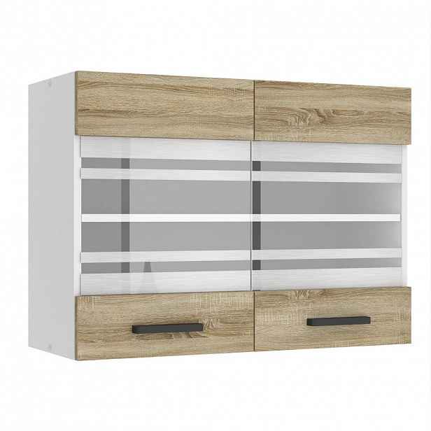 B BELINI GROUP ZÁVĚSNÁ SKŘÍŇKA SGW 80 cm, s 2 dvířky, Dub Sonoma