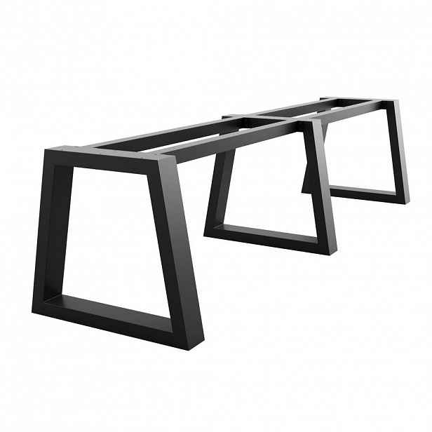 Metalo Pro KOVOVÉ NOHY KE STOLU Nemesis Extreme Long černá 340/80/72 cm