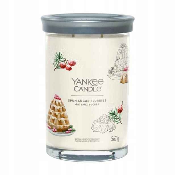 Spun Sugar Flurries Yankee velká vonná svíčka tumbler