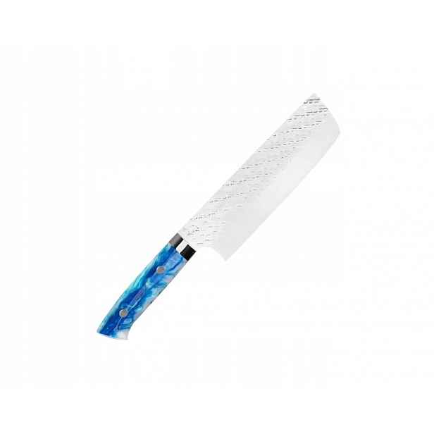 Takeshi Saji Strix Blue Acrylic Nůž Nakiri 17 cm Návod