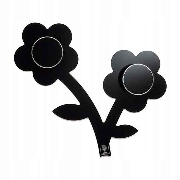 Nástěnný věšák na oblečení – Appendifiore Black – Foppapedretti