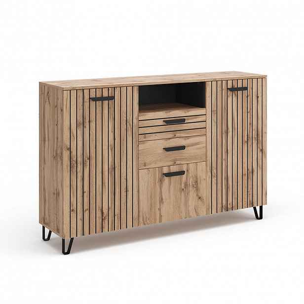 Vicco KREDENC Amber Hnědá 38 x 100 cm