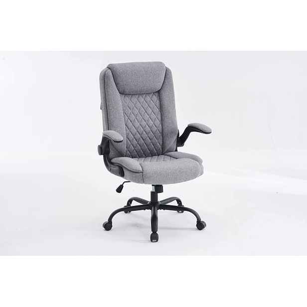 Křeslo Castlove Ergonomické Šedé s područkami a nastavitelnou výškou