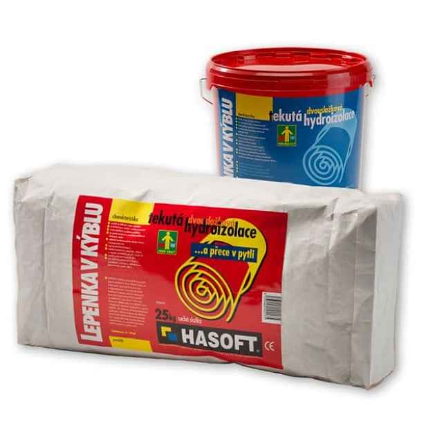 Lepenka v kýblu Hasoft pytel 25 kg + 9 l
