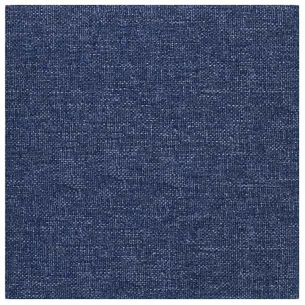 vidaXL Nástěnný čelník 12 ks 30 x 30 cm Modrá textil
