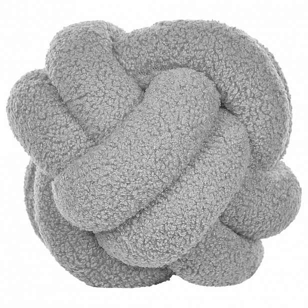 Beliani DEKORATIVNÍ POLŠTÁŘ Šedý 19/19 cm Malni