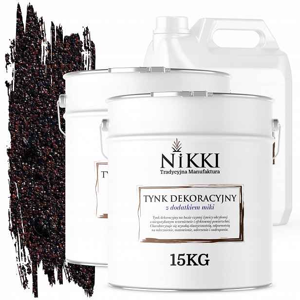 Dekorativní Omítka Vnější/vnitřní 2x15KG Hnědá S Černou Mikou D825 Grunt