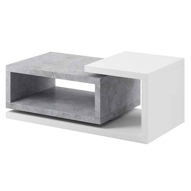 MASSENO KONFERENČNÍ STOLEK BOTTEGA, 120/40/60 cm, bílý