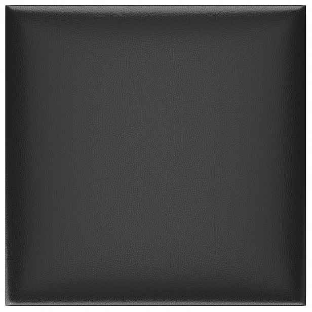 vidaXL Nástěnný čelník 12 ks 30 x 30 cm Černý textil