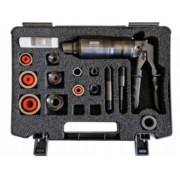 Děrovačka korunkový vrták typ LS6 Baudat Full Set od M16 do M40