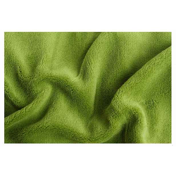 Prostěradlo mikroflanel kiwi (zelená) 180x200x20 cm