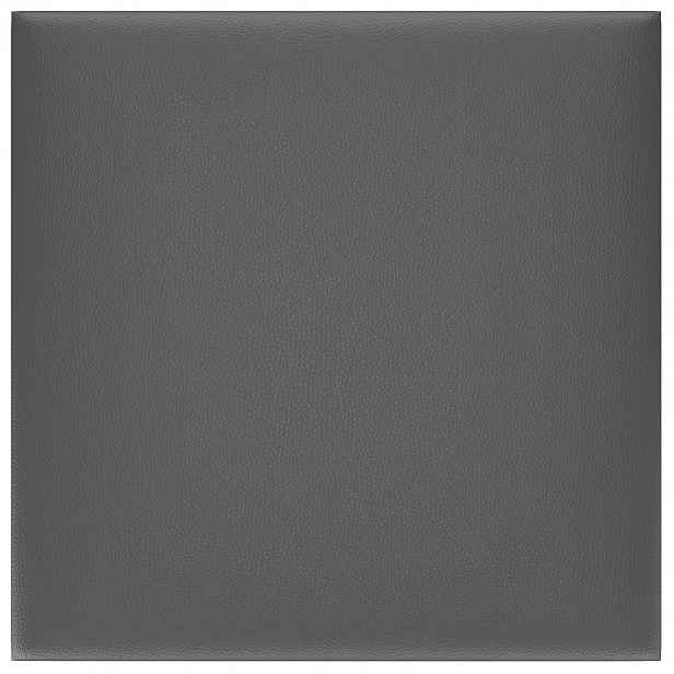 vidaXL Nástěnný čelník 12 ks 30 x 30 cm Šedý textil