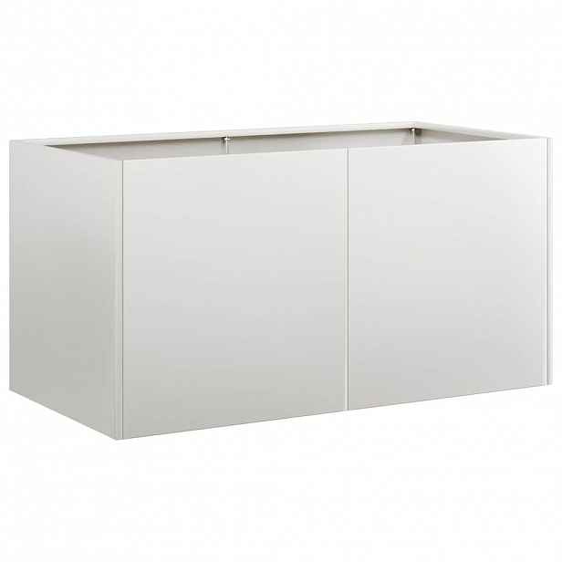 vidaXL Truhlík 80x40x40 cm nerezová ocel