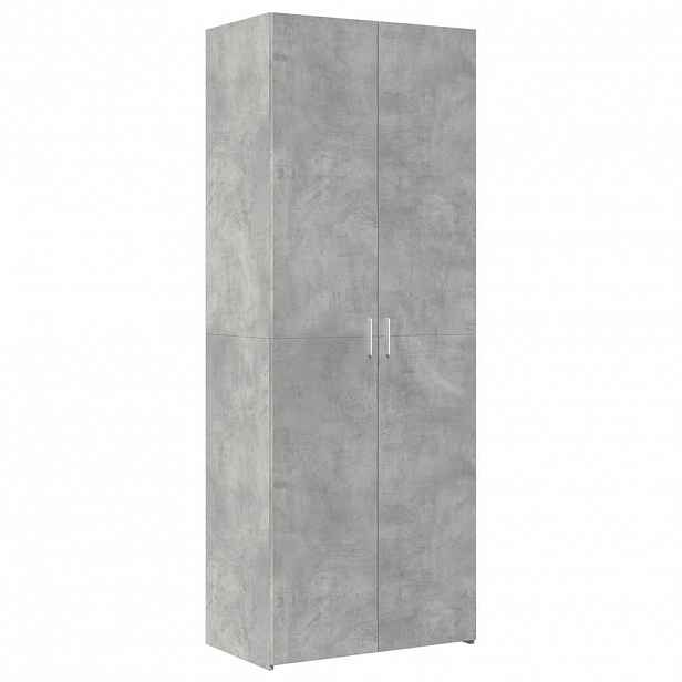 vidaXL Skříň highboard betonově šedá 70x42,5x185 cm kompozitní dřevo