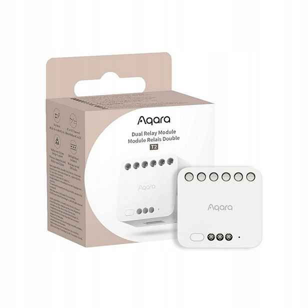 Dvojitý reléový ovladač Aqara Dual Relay Module T2 ZigBee