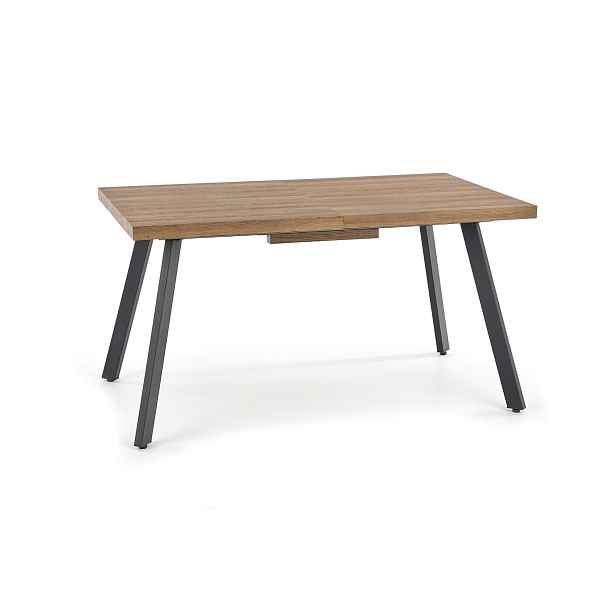 HALMAR Jídelní rozkládací stůl Berlin 140/180 cm ořech/černý
