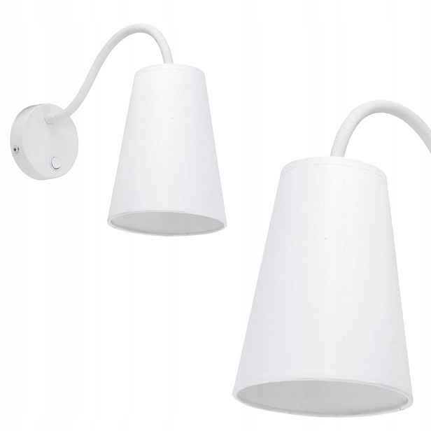 Nástěnné svítidlo Bílá Wire Kids Vypínač Metal pro noční světlo Tk Lighting