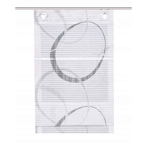 Roleta Home fashion Vitus šedá 130 x 100 cm s magnetickými příčnými pruhy