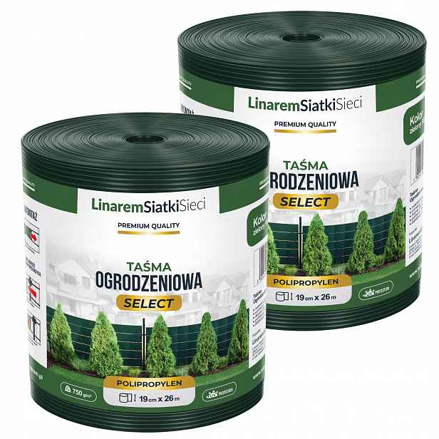 Stínící Panelové Pásy 19x26 Premium Polypropylen 1,2 mm Na Panely Zelená 2ks