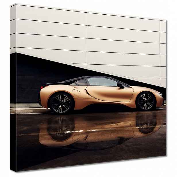 Obraz 80x80 Zlaté Bmw Auto