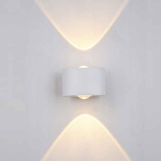 Gilberto Zahradní nástěnné svítidlo Bílé Moderní Led 2W 3000K 120lm IP54