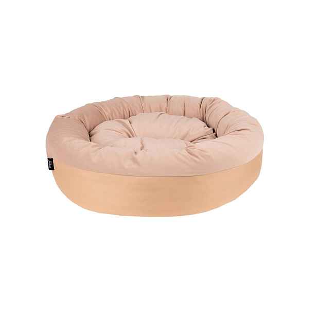 Pelíšek pro kočku PRITTA DONUT CAT meruňková velikost S, M, L Rozměr: S - 48x48x16 cm