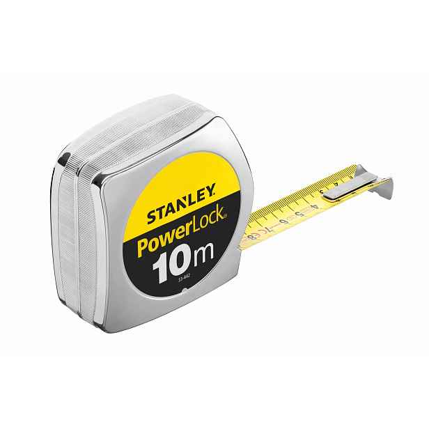Svinovací Metr Stanley PowerLock 1-33-442 Měřicí páska 10 m 25 mm