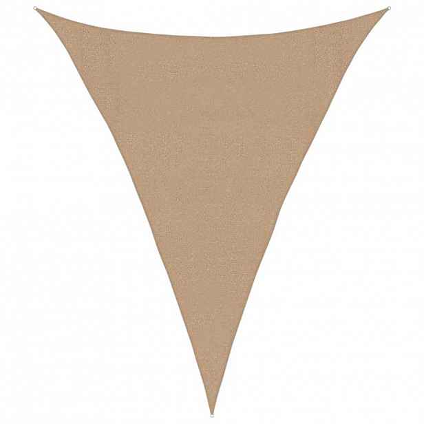 vidaXL Stínící plachta 160 g/m² taupe 3 x 4 x 4 m HDPE