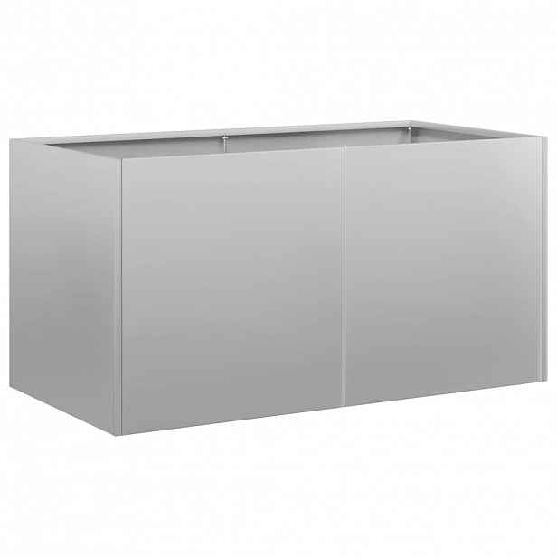 vidaXL Truhlík 80x40x40 cm pozinkovaná ocel
