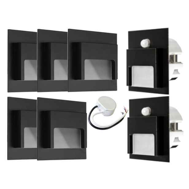 Sada schodišťových světel Halogen Led 7x senzory