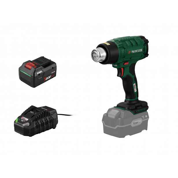 Parkside® Aku horkovzdušná pistole Phlga 20-Li C2, Smart 8 Ah