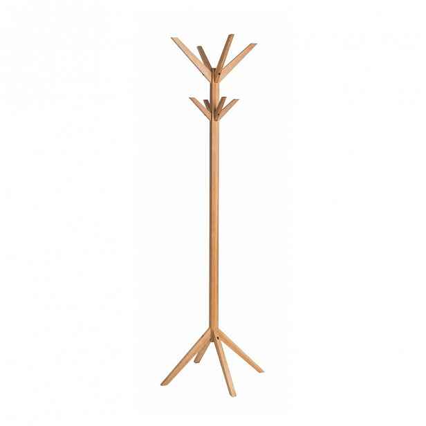 Přírodní dubový věšák na kabáty Rowico Ran