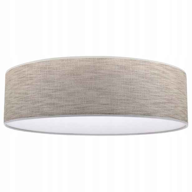 Stropní Svítidlo Stínidlo Stropní Svítidlo Béžová Lněná Přírodní Boho 50 CM Bílé Plexi
