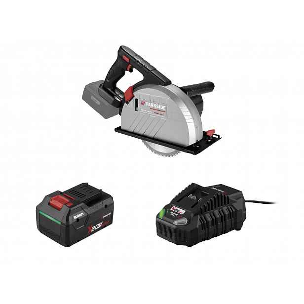 Parkside Performance® Aku ruční okružní pila na kov Ppmsa 20-Li A1, Smart 8 Ah