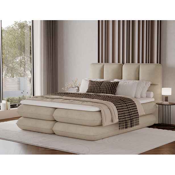 Boxspring Tonila Rozměry: 160 x 200 cm, látka: Aura 18