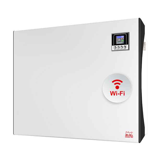 Elíz EL 15 INV WIFI nástěnný konvektor 1500W - elektrický přímotopný radiátor s TFT displayem; elektronickým ovládáním a týdenním časovačem