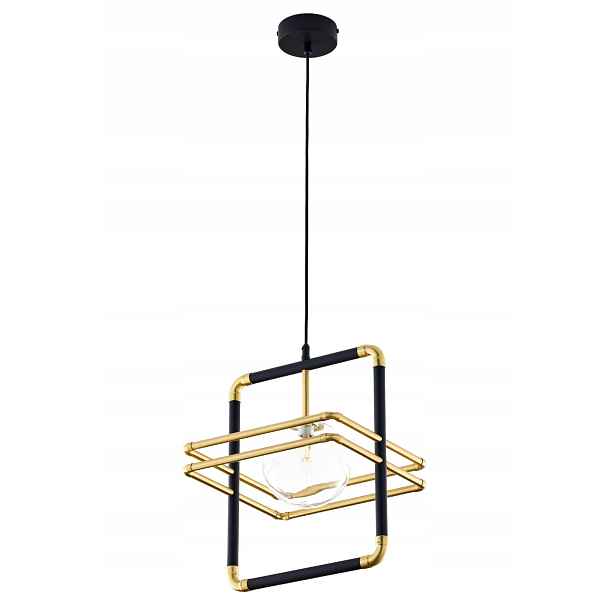 Jupiter Fiori Závěsná lampa Moderní zlato-černá skleněná G9 14W
