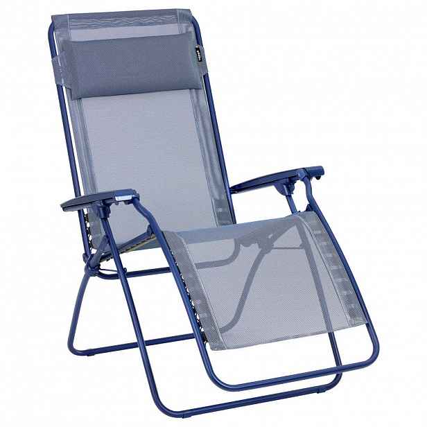 Lafuma Mobilier ZAHRADNÍ RELAXAČNÍ ŽIDLE, kov, textil