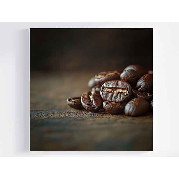 Obraz Na Plátně Canvas Káva Zrna Arabica Robusta Makro Nápoj Cafe 50x50