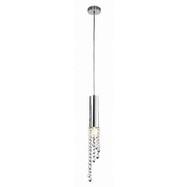 Candellux Závěsná lampa Duero Chrom Led Ø8 cm GU10 IP20