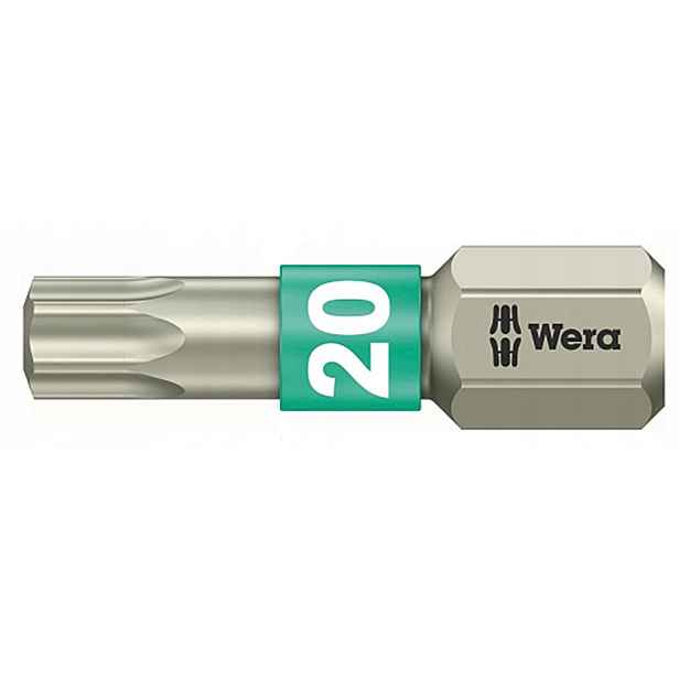 Bit T20 x 25 mm 1/4" Torx Inox z nerezové oceli 071034 Wera