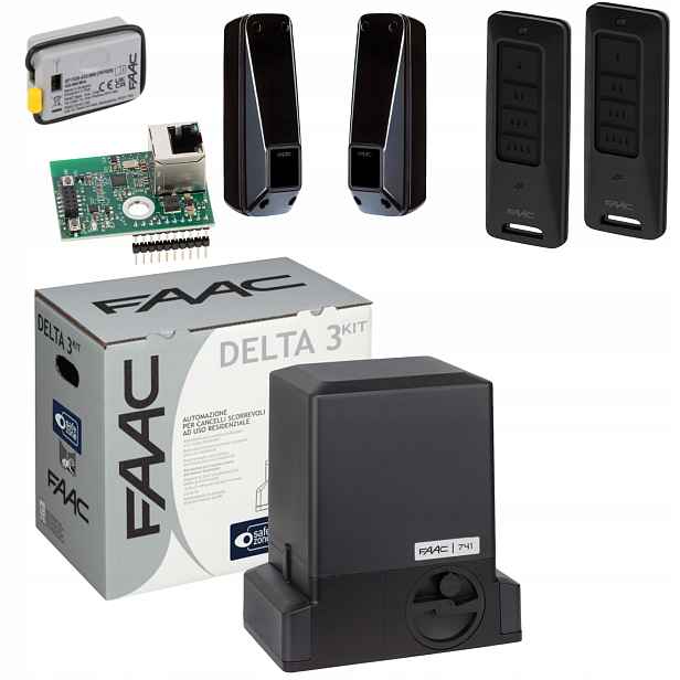 Faac DELTA3+ Smart WiFi Xwbl+ Pilot XT4 Fds 2ks pohon posuvné brány