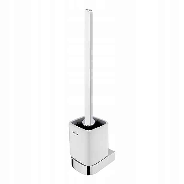 Nimco Nikau chrom Wc štětka, nerez kov patentovaný design Nk 30094KN-HR-26