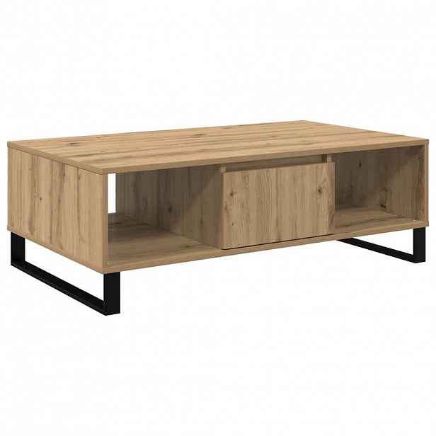 vidaXL Konferenční stolek Artisanový dub 104 x 60 x 35 cm